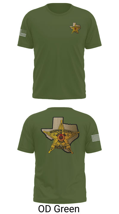 Hudspeth county sheriff office 47128359 Short Sleeve Performance Shirt - 53