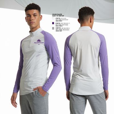 Bluffton University 87987155 Long Sleeve Performance Shirt 1