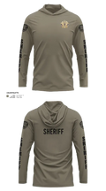 Pecos County Sheriff’s Office 17805980 Long Sleeve Performance Shirt with hood - 22