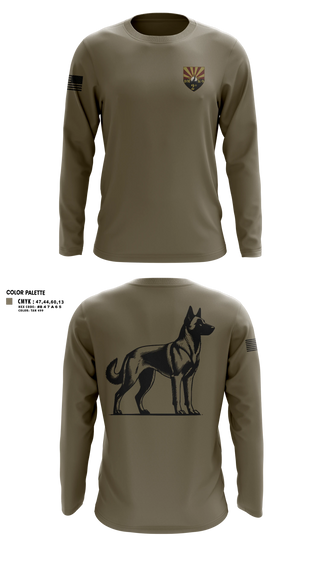 Long Sleeve Performance Shirt, 355 K9, Air Force, Teamtime, Team time, sublimation, custom sports apparel, team uniforms, spirit wear, spiritwear, sports uniforms, custom shirts, team store, custom team store, fundraiser sports, apparel fundraiser