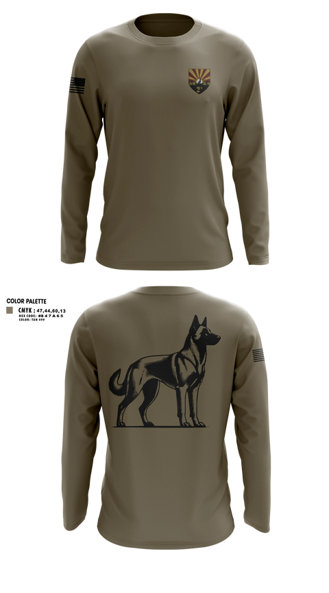Long Sleeve Performance Shirt, 355 K9, Air Force, Teamtime, Team time, sublimation, custom sports apparel, team uniforms, spirit wear, spiritwear, sports uniforms, custom shirts, team store, custom team store, fundraiser sports, apparel fundraiser