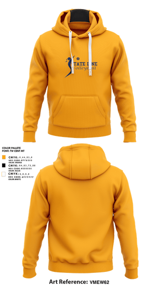 Hoodie, State Line Volleyball, Women's Volleyball, Teamtime, Team time, sublimation, custom sports apparel, team uniforms, spirit wear, spiritwear, sports uniforms, custom shirts, team store, custom team store, fundraiser sports, apparel fundraiser
