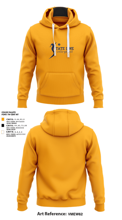 State Line Volleyball 28109758 Hoodie - 1