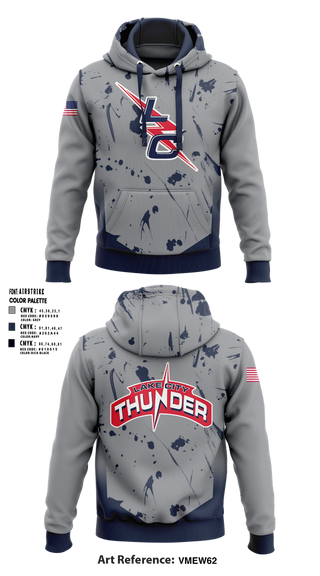 Hoodie, Lake City Thunder, Softball, Teamtime, Team time, sublimation, custom sports apparel, team uniforms, spirit wear, spiritwear, sports uniforms, custom shirts, team store, custom team store, fundraiser sports, apparel fundraiser