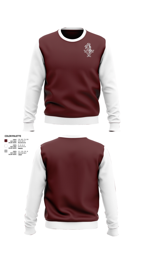 Crew Neck Sweatshirt, Noble Athletic DepartmentNoble High School, Spirit Store, Teamtime, Team time, sublimation, custom sports apparel, team uniforms, spirit wear, spiritwear, sports uniforms, custom shirts, team store, custom team store, fundraiser sports, apparel fundraiser
