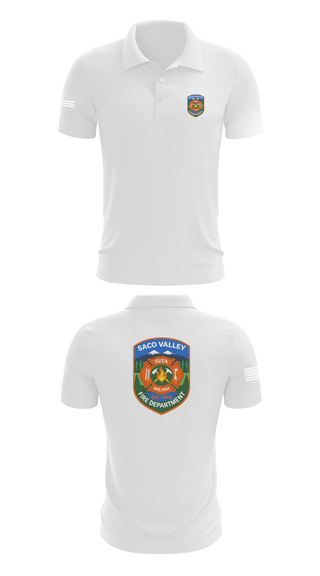 Short Sleeve Performance Polo, Saco Valley Fire Department, Fire Department, Teamtime, Team time, sublimation, custom sports apparel, team uniforms, spirit wear, spiritwear, sports uniforms, custom shirts, team store, custom team store, fundraiser sports, apparel fundraiser