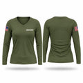 LINCOLN COUNTY SHERIFF'S OFFICE Women's Long Sleeve V-neck Shirt - 1