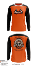 Dyer County Tomahawks 6526413 Long Sleeve Performance Shirt 21