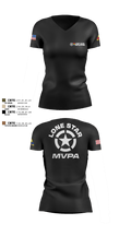Lone Star MVPA 905145 Women's Short Sleeve V-neck Shirt - 9