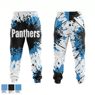 Sweatpants, Panthers, Track & Field, Teamtime, Team time, sublimation, custom sports apparel, team uniforms, spirit wear, spiritwear, sports uniforms, custom shirts, team store, custom team store, fundraiser sports, apparel fundraiser