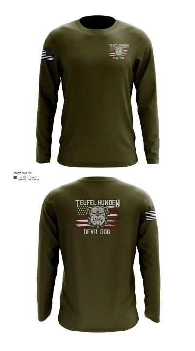 Kilo co. 3rd Btn 9th Marines 1620467 Long Sleeve Performance Shirt 22
