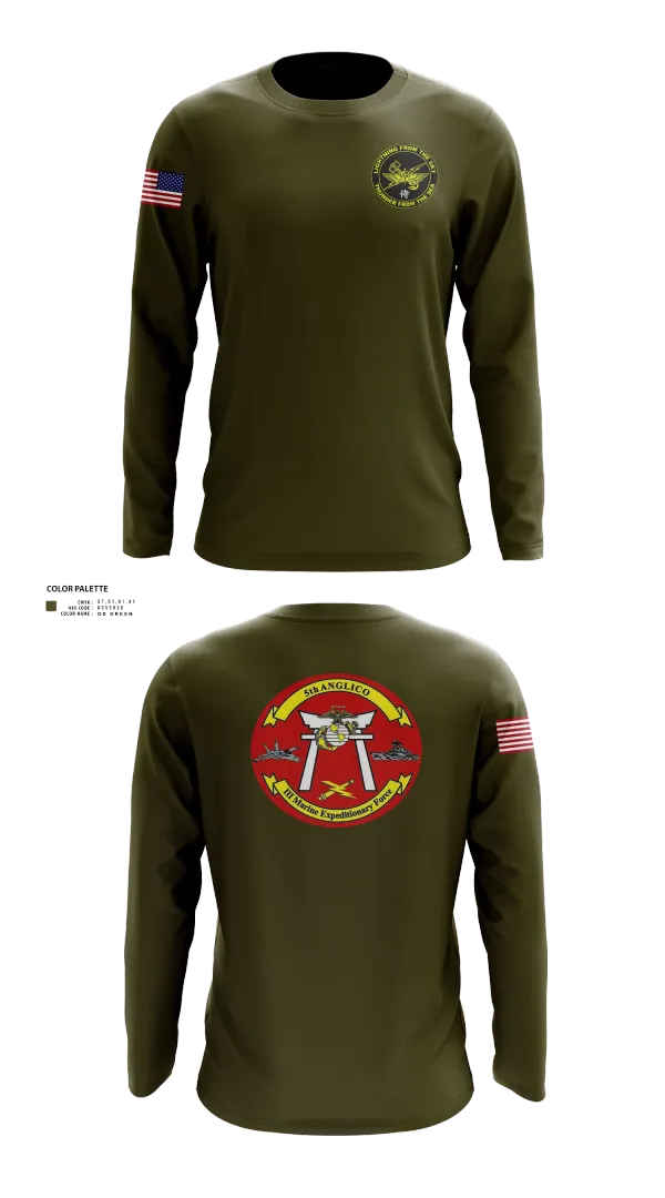 Long Sleeve Performance Shirt, 5th anglico, , Teamtime, Team time, sublimation, custom sports apparel, team uniforms, spirit wear, spiritwear, sports uniforms, custom shirts, team store, custom team store, fundraiser sports, apparel fundraiser