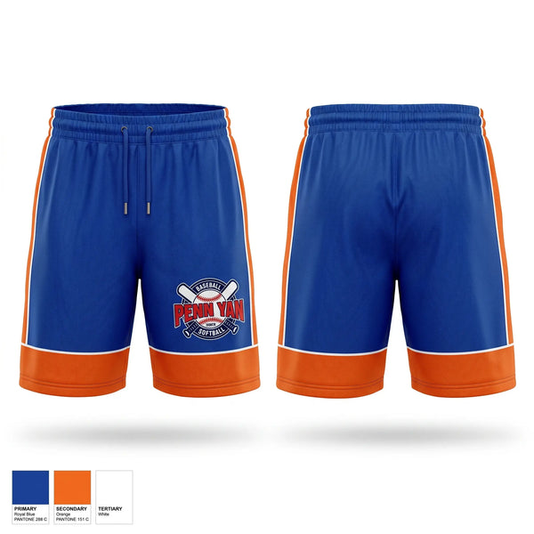 Athletic Shorts With Pockets, Penn Yan Youth Baseball, Baseball, Teamtime, Team time, sublimation, custom sports apparel, team uniforms, spirit wear, spiritwear, sports uniforms, custom shirts, team store, custom team store, fundraiser sports, apparel fundraiser