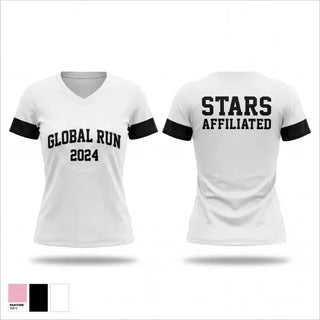Womens Short Sleeve Vneck Shirt, Stars Affiliated, Men's Basketball, Teamtime, Team time, sublimation, custom sports apparel, team uniforms, spirit wear, spiritwear, sports uniforms, custom shirts, team store, custom team store, fundraiser sports, apparel fundraiser