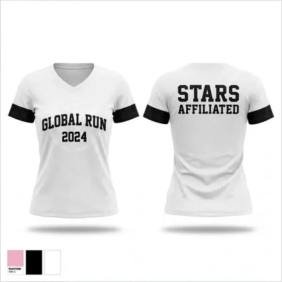 Stars Affiliated 29532954 Women's Short Sleeve V-neck Shirt - 10