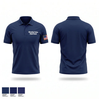 Short Sleeve Performance Polo, Wheeling Police Department, Police, Teamtime, Team time, sublimation, custom sports apparel, team uniforms, spirit wear, spiritwear, sports uniforms, custom shirts, team store, custom team store, fundraiser sports, apparel fundraiser
