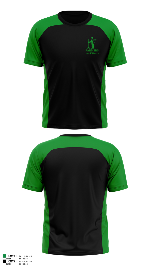 Short Sleeve Performance Shirt, Farmers FC, Men's Soccer, Teamtime, Team time, sublimation, custom sports apparel, team uniforms, spirit wear, spiritwear, sports uniforms, custom shirts, team store, custom team store, fundraiser sports, apparel fundraiser
