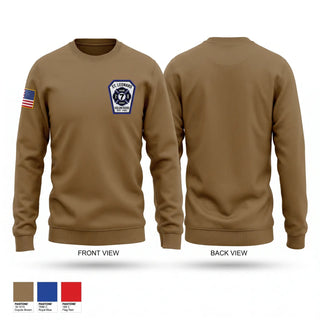Crew Neck Sweatshirt, St. Leonard Volunteer Fire & Rescue Co. 7, Fire Department, Teamtime, Team time, sublimation, custom sports apparel, team uniforms, spirit wear, spiritwear, sports uniforms, custom shirts, team store, custom team store, fundraiser sports, apparel fundraiser