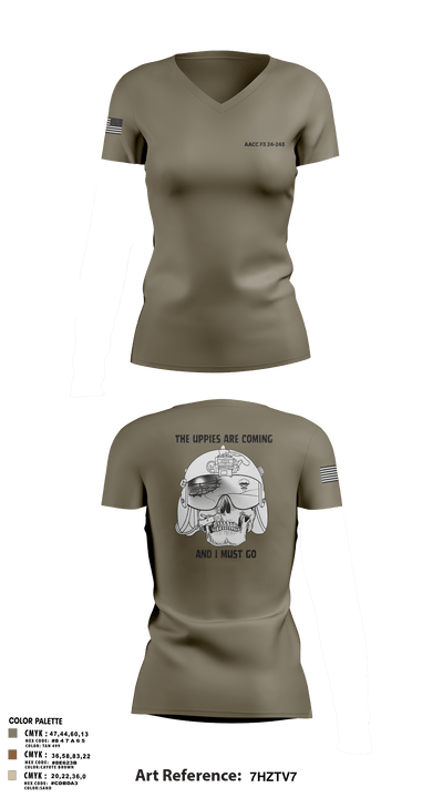 42D FRSDAACC 57813521 Women's Short Sleeve V-neck Shirt - 1