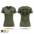 Marine9 68329626 Women's Short Sleeve V-neck Shirt - 10