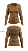 RCSD Women's Long Sleeve V-neck Shirt - 6