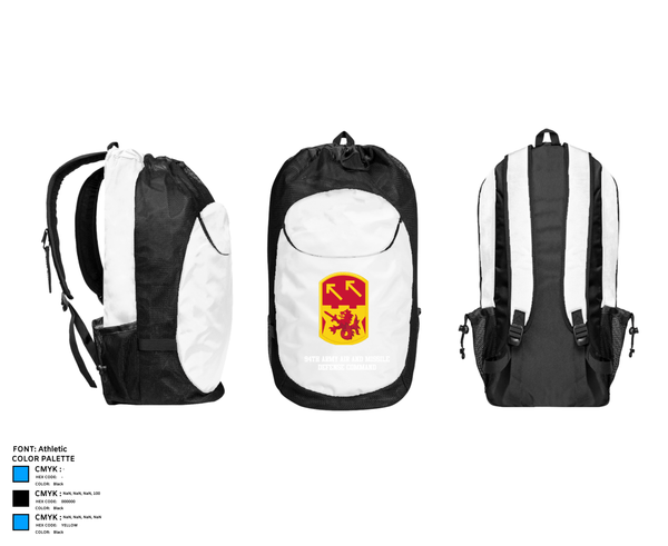 Gear Bag, 94th Army Air and Missile Defense Command, Army, Teamtime, Team time, sublimation, custom sports apparel, team uniforms, spirit wear, spiritwear, sports uniforms, custom shirts, team store, custom team store, fundraiser sports, apparel fundraiser