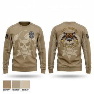 Crew Neck Sweatshirt, MADDAWGS 557 MP CO, Army, Teamtime, Team time, sublimation, custom sports apparel, team uniforms, spirit wear, spiritwear, sports uniforms, custom shirts, team store, custom team store, fundraiser sports, apparel fundraiser