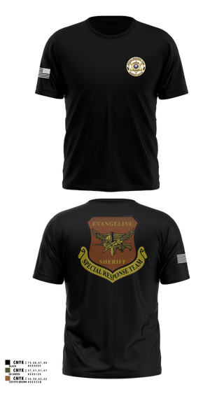 Old School Cotton Feel Shirt, Evangeline Parish Sheriffs Office S.R.T, Police, Teamtime, Team time, sublimation, custom sports apparel, team uniforms, spirit wear, spiritwear, sports uniforms, custom shirts, team store, custom team store, fundraiser sports, apparel fundraiser