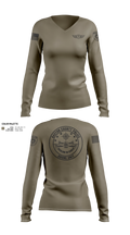 Drone Unit Women's Long Sleeve V-neck Shirt - 23