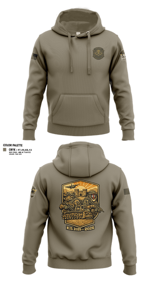 Hoodie, 180th ESC Kismayo, Army, Teamtime, Team time, sublimation, custom sports apparel, team uniforms, spirit wear, spiritwear, sports uniforms, custom shirts, team store, custom team store, fundraiser sports, apparel fundraiser