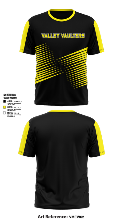 Valley Vaulters Short Sleeve Performance Shirt - 1