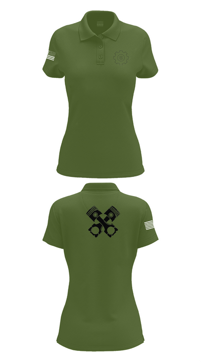 ENGINEMEN 85110741 Women's Short Sleeve Performance Polo  - 52