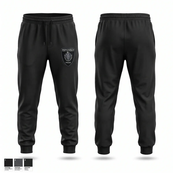 Sweatpants, Massachusetts Port Authority Police, Police, Teamtime, Team time, sublimation, custom sports apparel, team uniforms, spirit wear, spiritwear, sports uniforms, custom shirts, team store, custom team store, fundraiser sports, apparel fundraiser