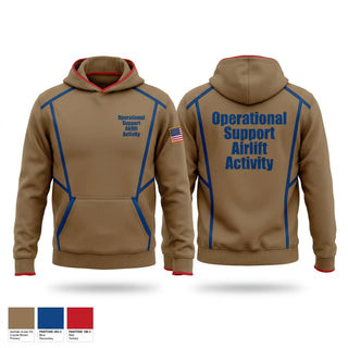 Hoodie, Operational Support Airlift Activity, National Guard, Teamtime, Team time, sublimation, custom sports apparel, team uniforms, spirit wear, spiritwear, sports uniforms, custom shirts, team store, custom team store, fundraiser sports, apparel fundraiser