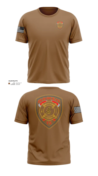 Old School Cotton Feel Shirt, Old Ocean Fire Department, Fire Department, Teamtime, Team time, sublimation, custom sports apparel, team uniforms, spirit wear, spiritwear, sports uniforms, custom shirts, team store, custom team store, fundraiser sports, apparel fundraiser