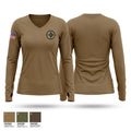 181 IN HHC Women's Long Sleeve V-neck Shirt - 1