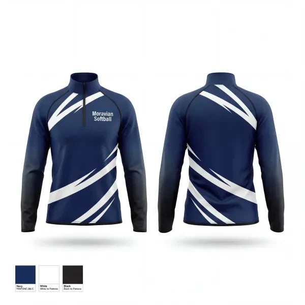 Quarter Zip Jacket, Moravian Softball, Softball, Teamtime, Team time, sublimation, custom sports apparel, team uniforms, spirit wear, spiritwear, sports uniforms, custom shirts, team store, custom team store, fundraiser sports, apparel fundraiser
