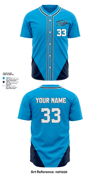Full Button Baseball Jersey, Trosky Bolts, Baseball, Teamtime, Team time, sublimation, custom sports apparel, team uniforms, spirit wear, spiritwear, sports uniforms, custom shirts, team store, custom team store, fundraiser sports, apparel fundraiser