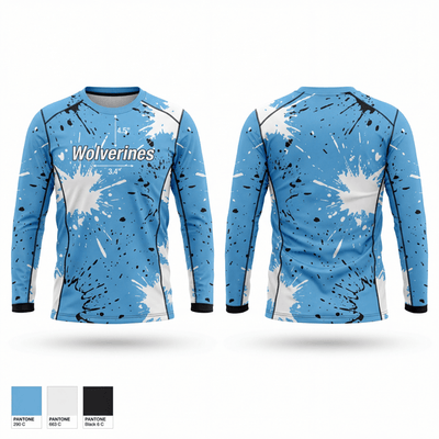 Wolverines 61477773 Long Sleeve Performance Shirt 1