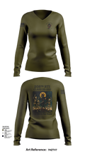 208th RTI MED TRNG CO Class 25-002 54968999 Women's Long Sleeve V-neck Shirt - 102