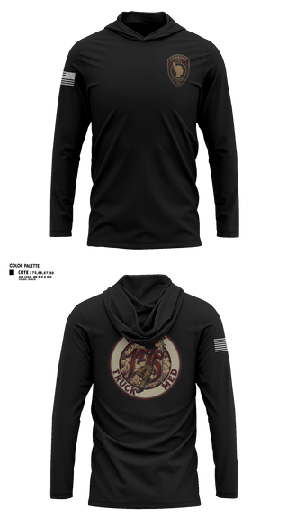 Long Sleeve Performance Shirt with hood, Full House, Fire Department, Teamtime, Team time, sublimation, custom sports apparel, team uniforms, spirit wear, spiritwear, sports uniforms, custom shirts, team store, custom team store, fundraiser sports, apparel fundraiser