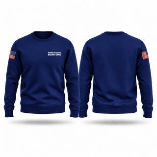 Crew Neck Sweatshirt, Smith County Sheriff’s Office, Police, Teamtime, Team time, sublimation, custom sports apparel, team uniforms, spirit wear, spiritwear, sports uniforms, custom shirts, team store, custom team store, fundraiser sports, apparel fundraiser