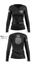 Air Assult Women's Long Sleeve V-neck Shirt - 100