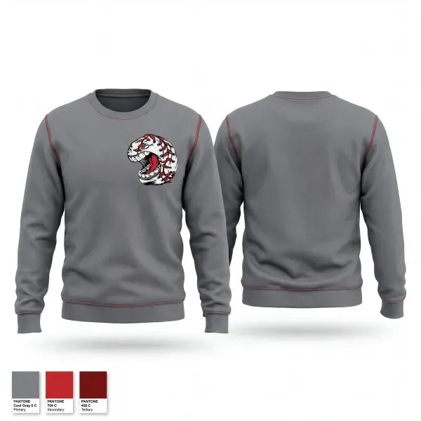 Crew Neck Sweatshirt, Knuckleheads, Baseball, Teamtime, Team time, sublimation, custom sports apparel, team uniforms, spirit wear, spiritwear, sports uniforms, custom shirts, team store, custom team store, fundraiser sports, apparel fundraiser