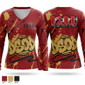 Deborah's School of Dance 10403549 Women's Long Sleeve V-neck Shirt - 1