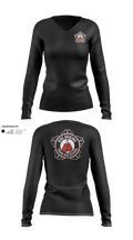 ROC Boxing 42913615 Women's Long Sleeve V-neck Shirt - 21