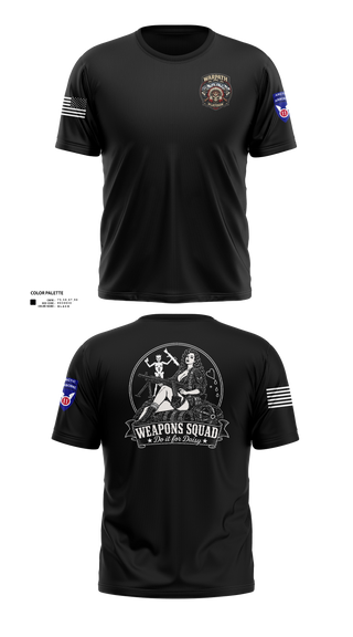 Old School Cotton Feel Shirt, Warpath PLT Weapons Squad, Army, Teamtime, Team time, sublimation, custom sports apparel, team uniforms, spirit wear, spiritwear, sports uniforms, custom shirts, team store, custom team store, fundraiser sports, apparel fundraiser