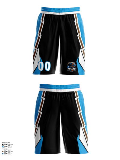 Michiana Magic 41043273 Mens Reversible Basketball Shorts - 2