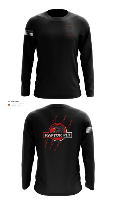 Raptor Platoon, 4-9 CAV 26880110 Long Sleeve Performance Shirt 30