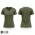 David Wade Correctional Center Women's Short Sleeve V-neck Shirt - 1